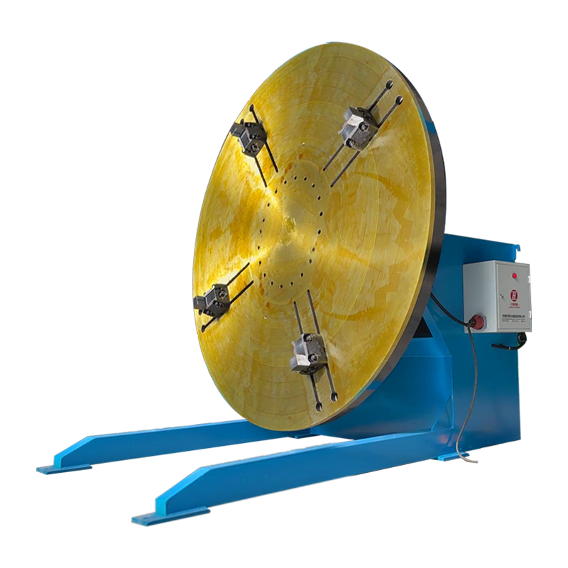 Обычный сварочный позиционер 3T с дополнительными вертикальными токарными патронами